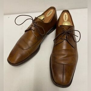 MAGNANNI Made in Spain Vintage Split Toe Dress Shoe in Brown Size 8
